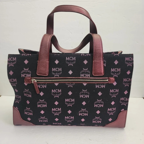 Vintage multicolor MCM tote bag with COA - Picture 3 of 11